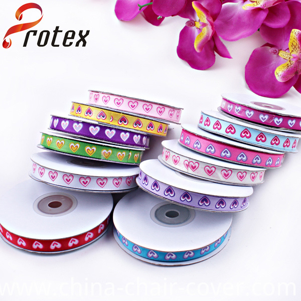 Heart Shape Printed Ribbon